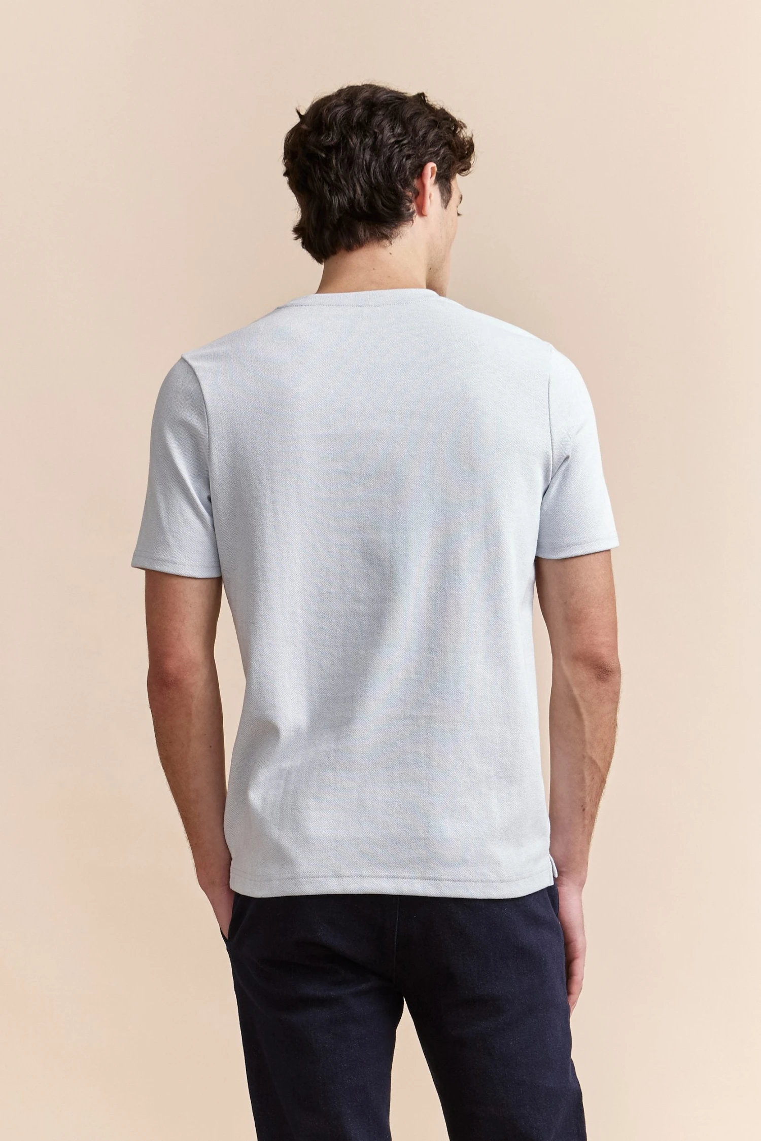 Textured T-shirt - Image 6