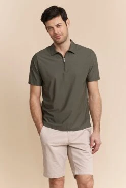 Tech Zip Polo Shirt