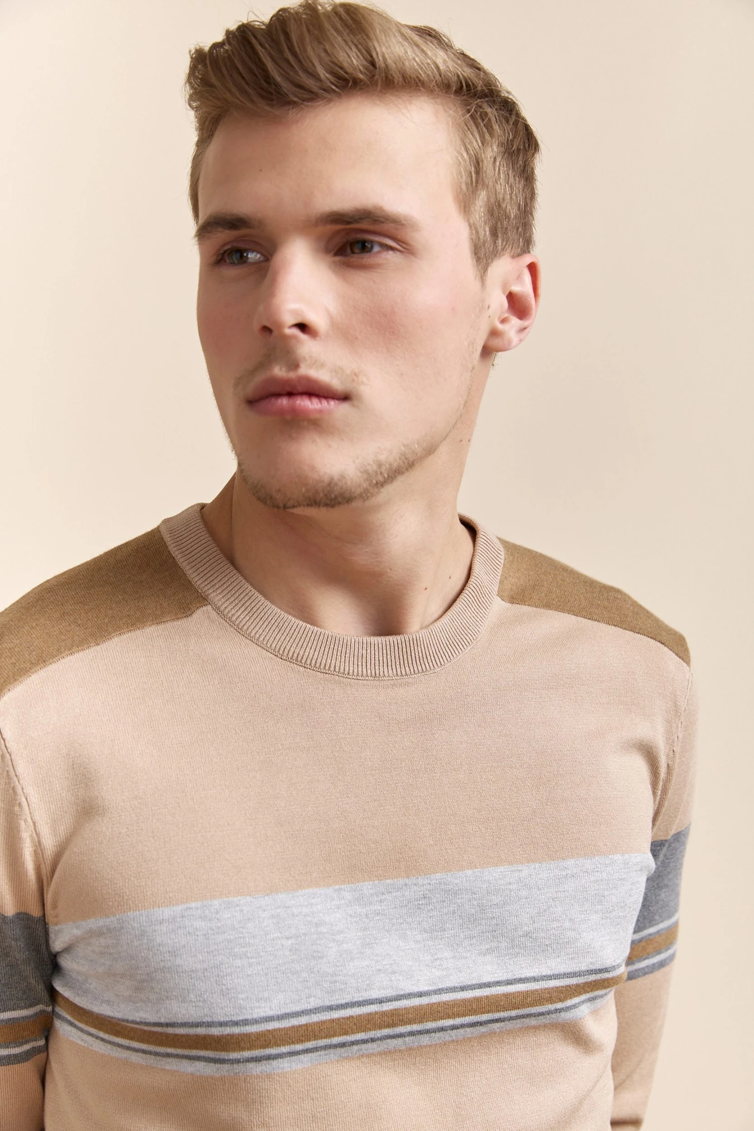 Striped Block Sweater - Image 3