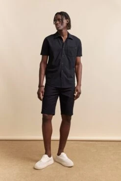 Five Pockets Textured Bermuda