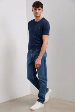 Comfort Fit Five Pocket Jeans