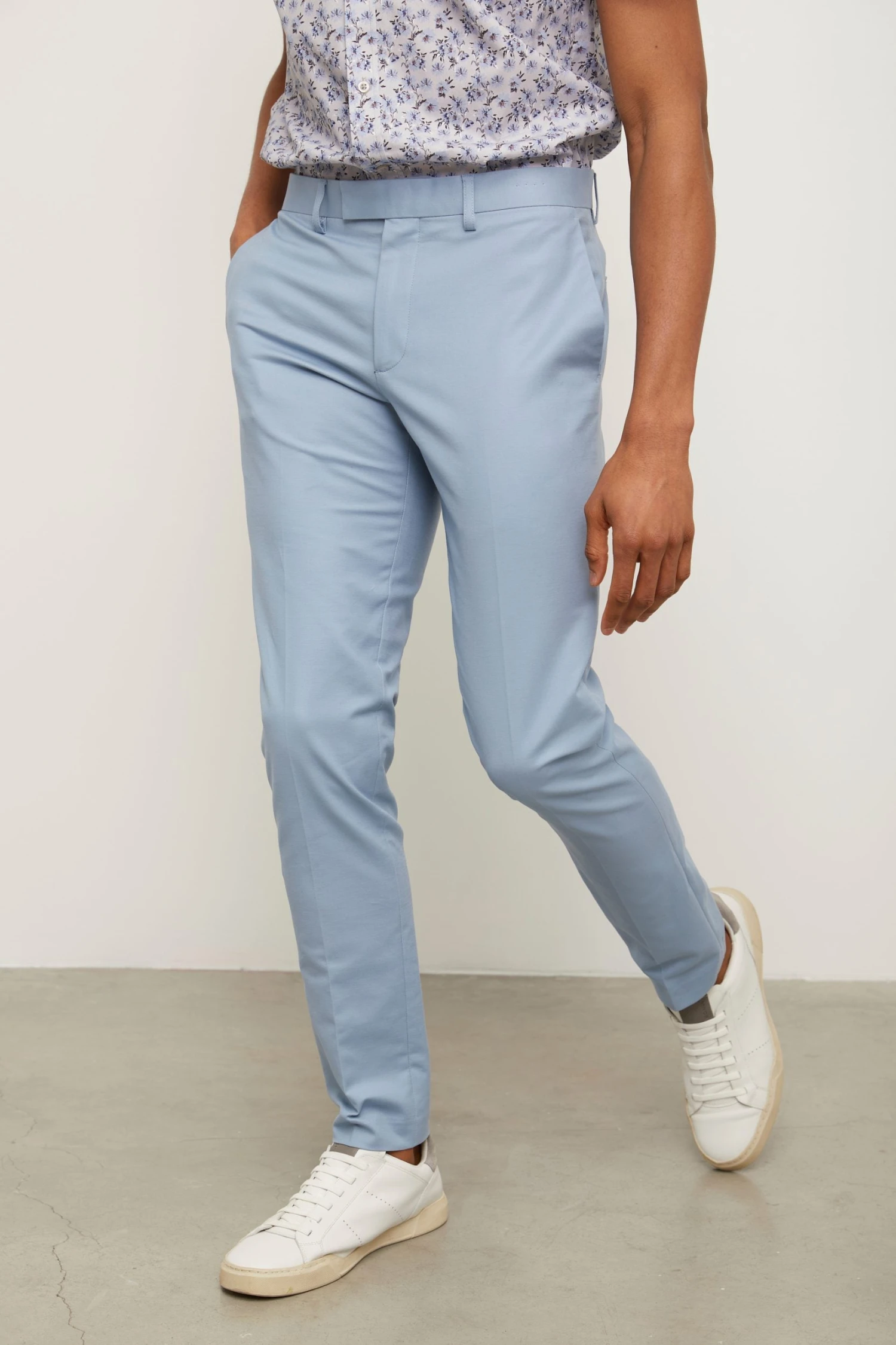 Solid Colour Slim Pant - Image 2