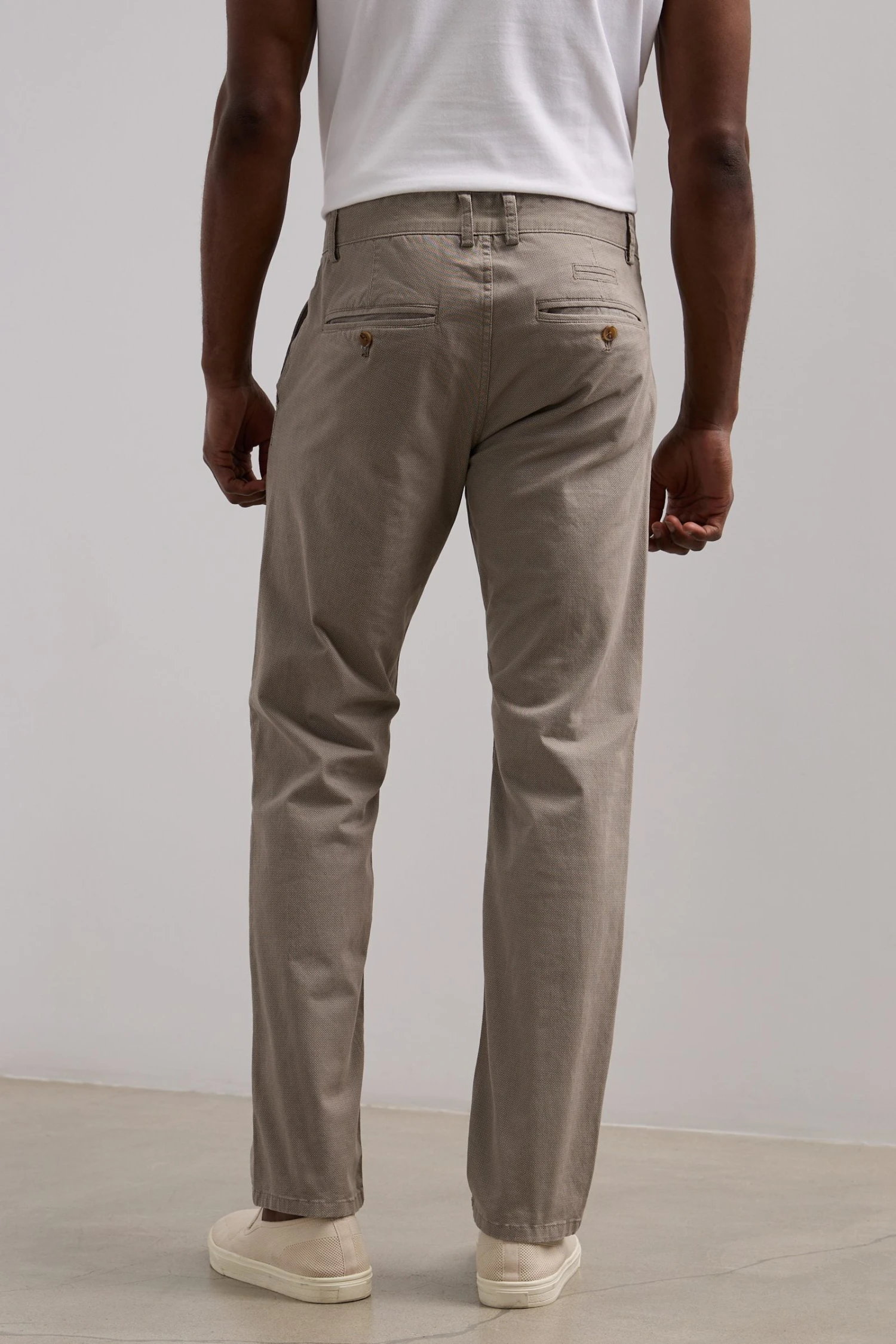 Slim Fit Printed Chino - Image 3