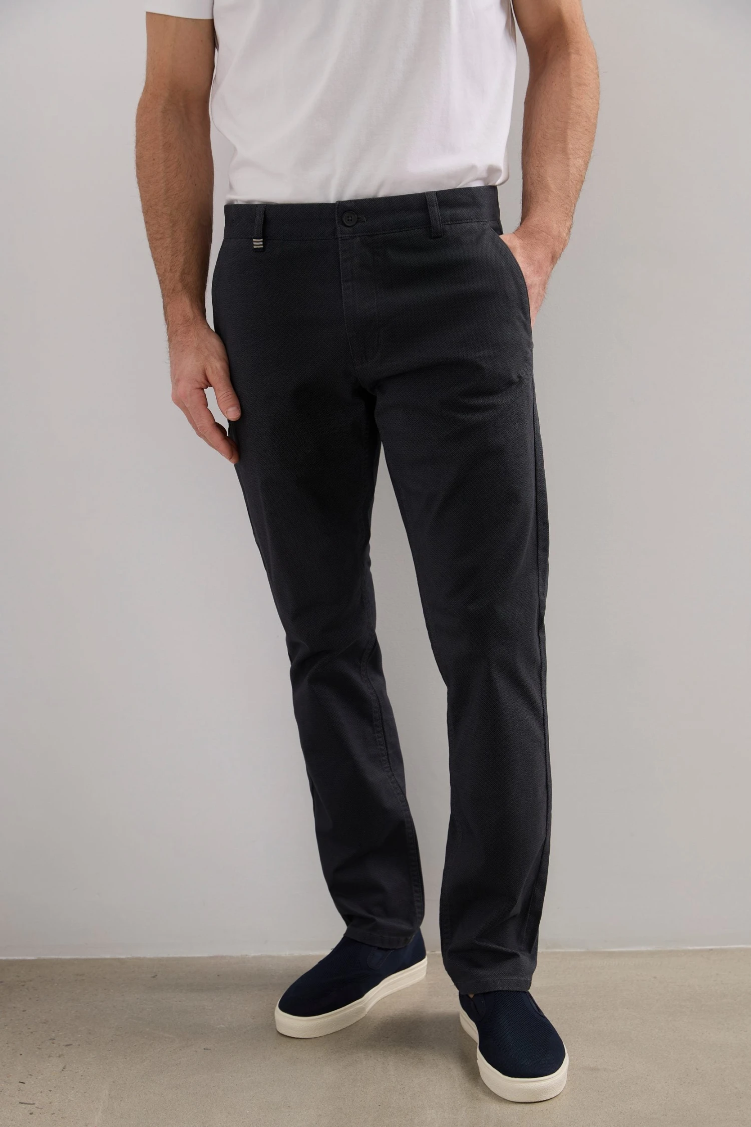 Slim Fit Printed Chino - Image 6