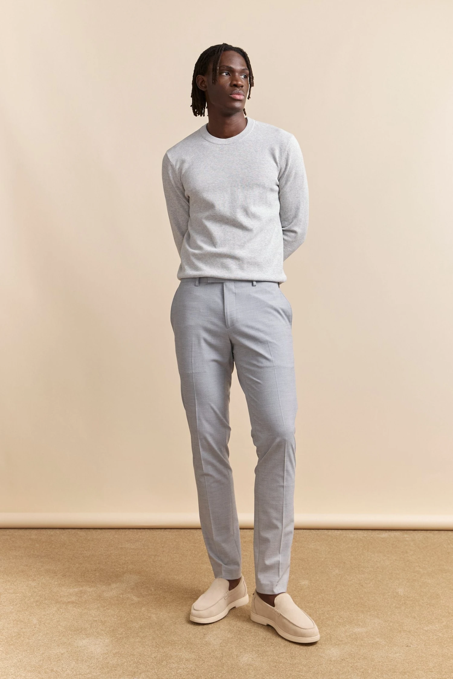 Slim Fit Pants - Image 2