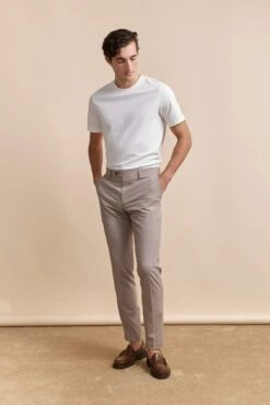 Slim Fit Textured Pant