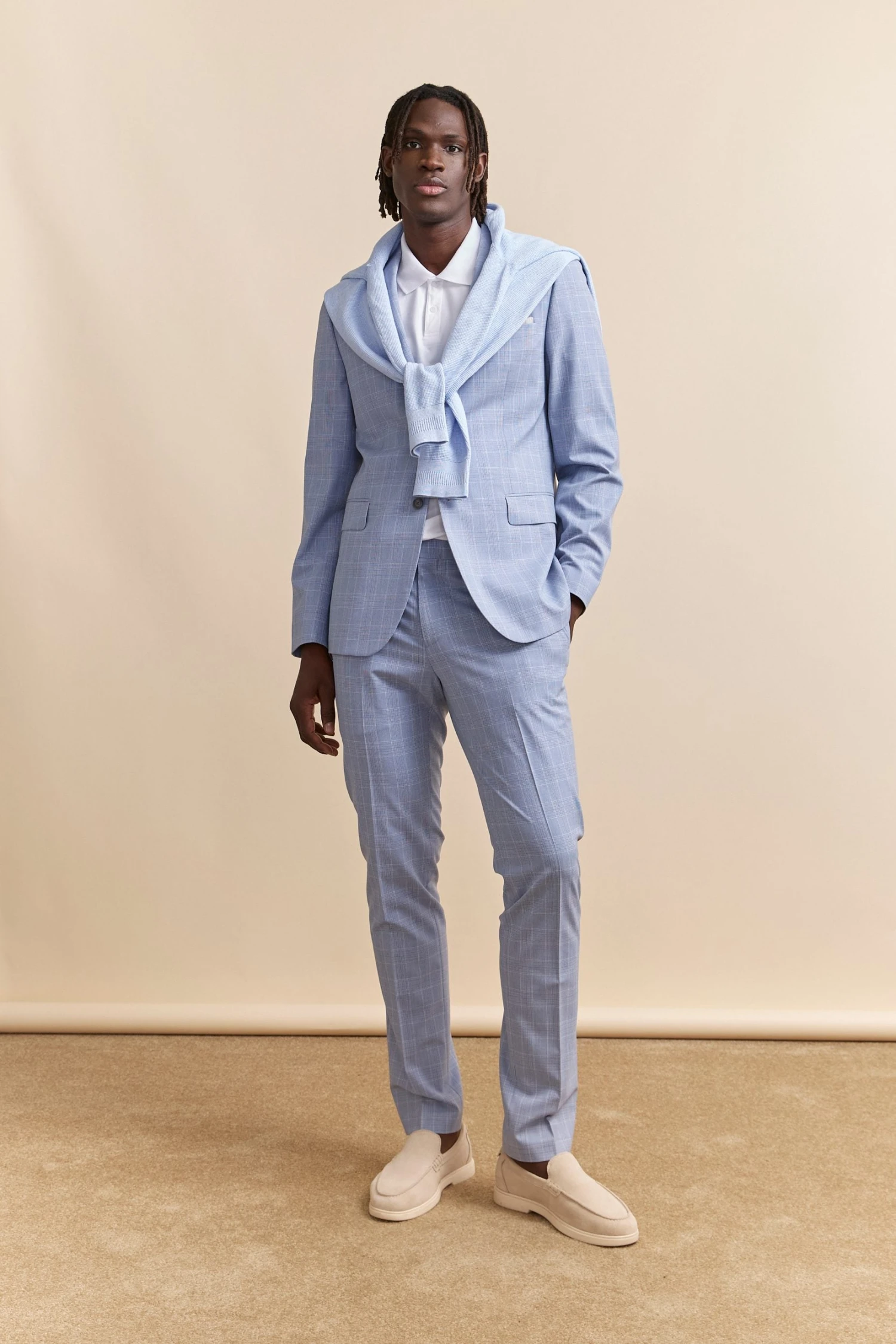 Slim Fit Check Pant - Image 2