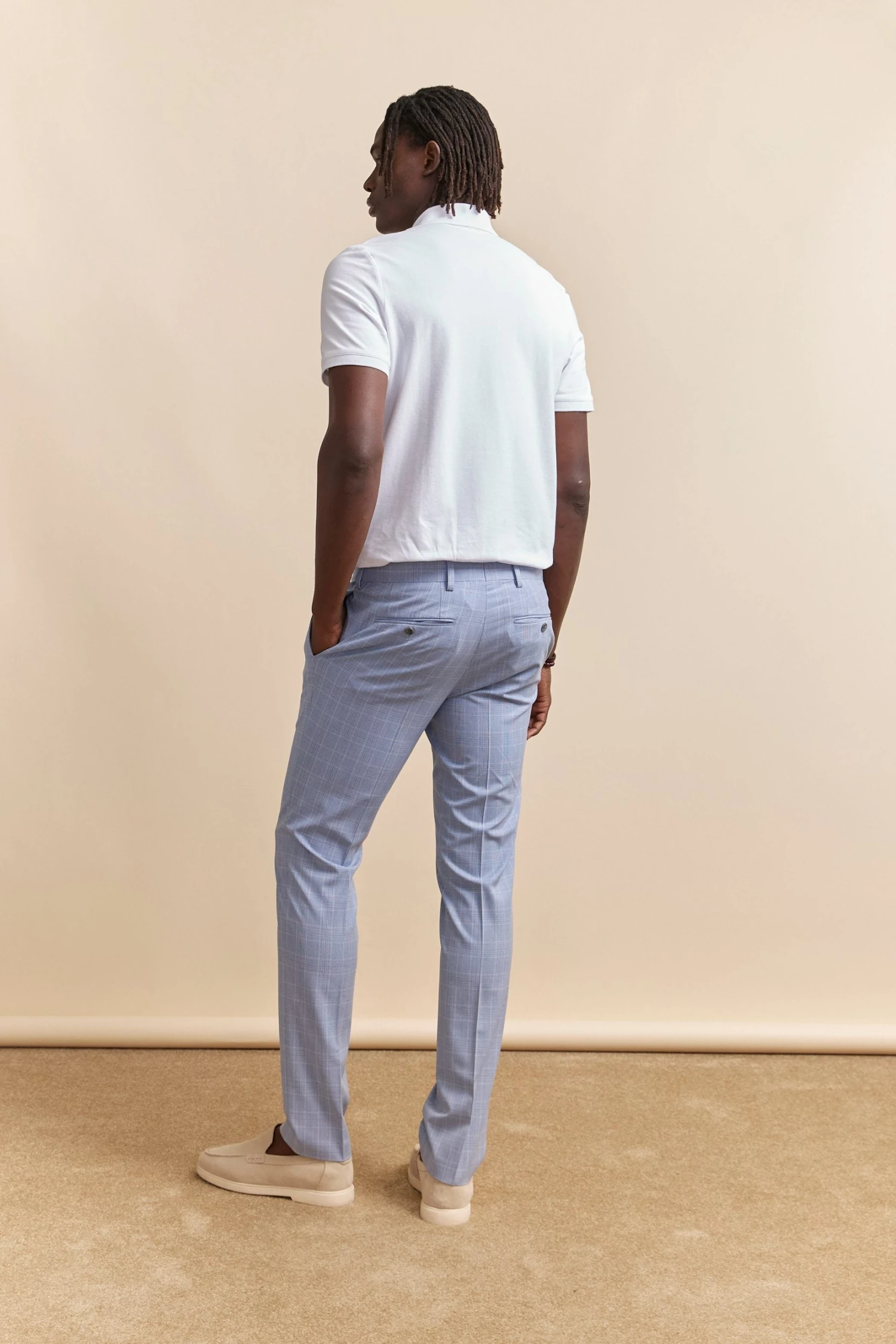 Slim Fit Check Pant - Image 3