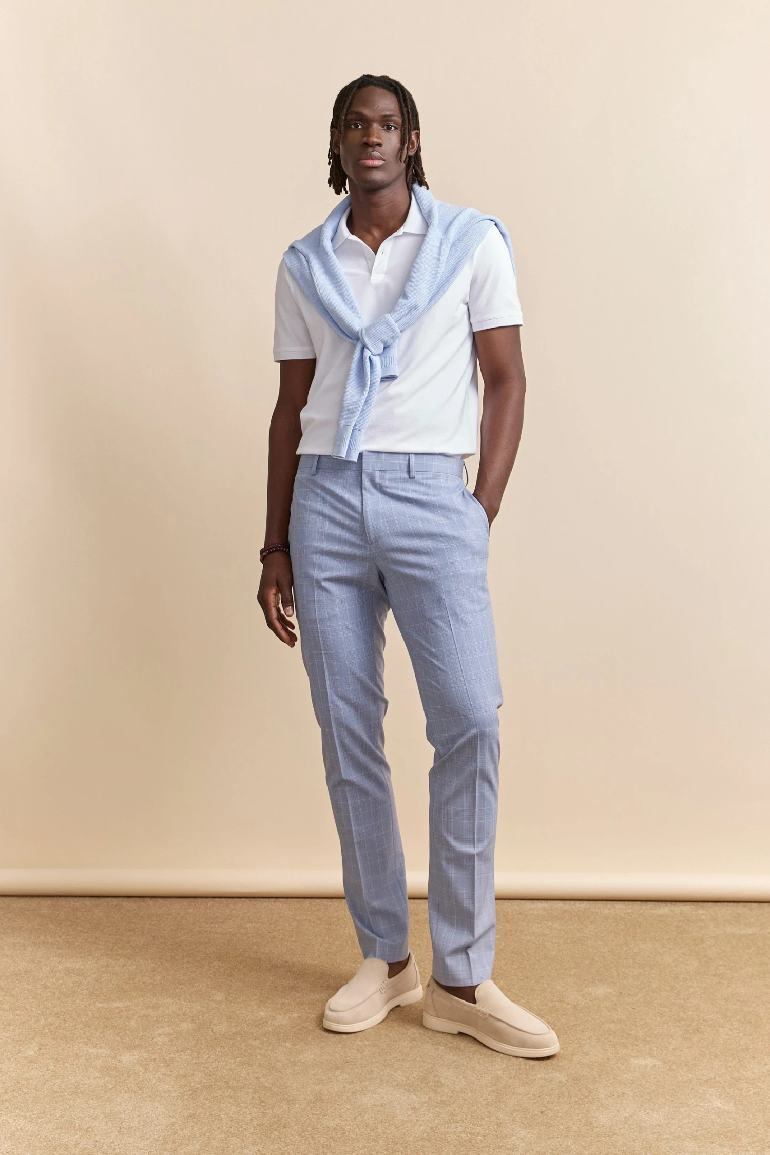 Slim Fit Check Pant - Image 5