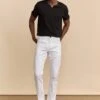 White Slim Fit Pants