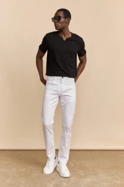 White Slim Fit Pants