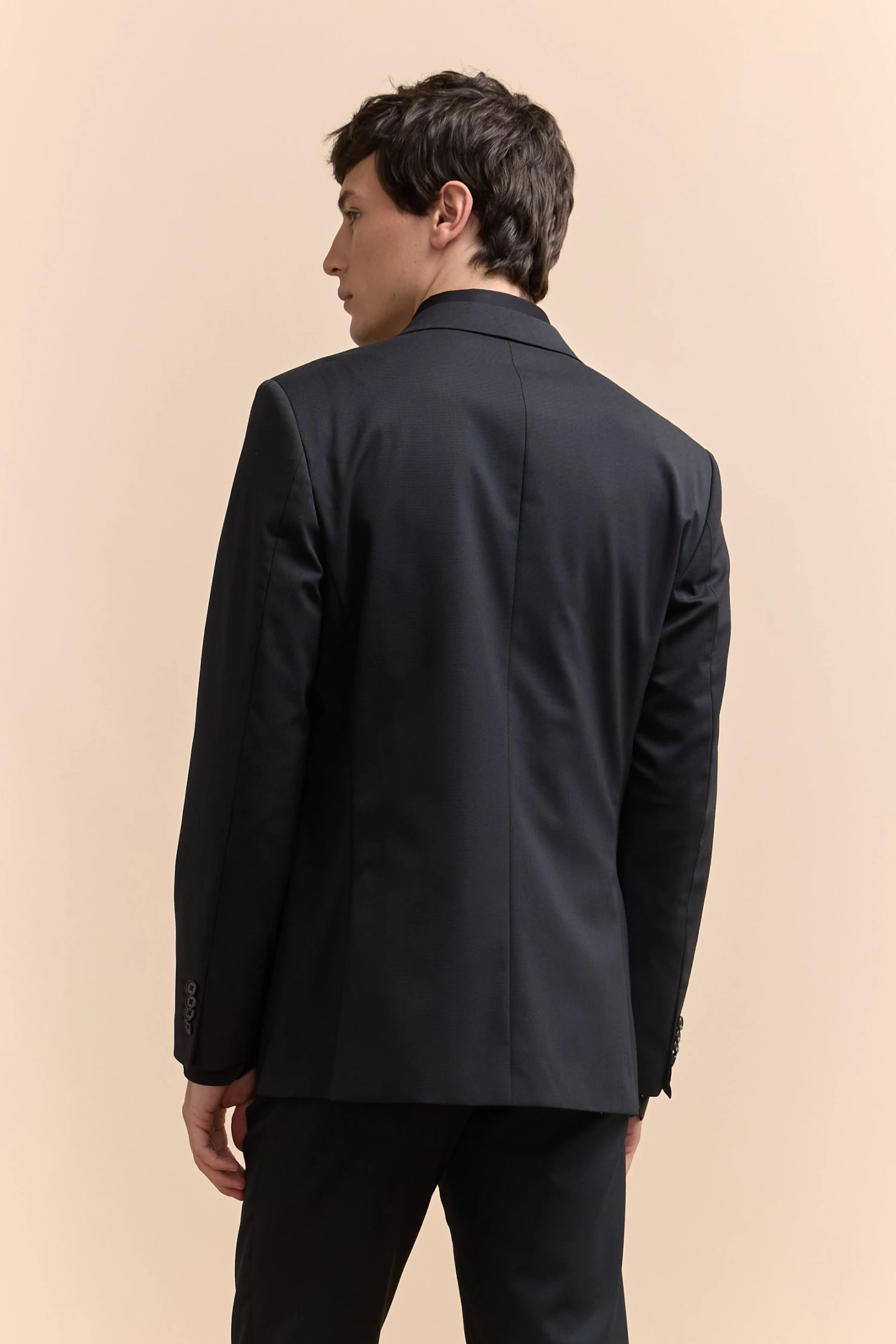 Travel Suit Fitted Long Blazer - Image 2