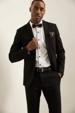 Fitted Shawl Collar Ponte Jack